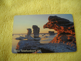 7302 Télécarte Collection  Suède  GOTLANDS  RAUKARNA  120 U ( Recto Verso)  Carte Téléphonique - Sweden