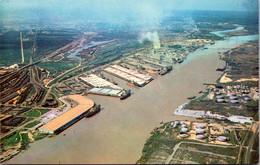 Alabama Mobile State Docka Aerial View - Mobile