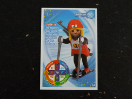 CARTE CARREFOUR PLAYMOBIL N° 84 - BIATHLON SKI - Andere & Zonder Classificatie