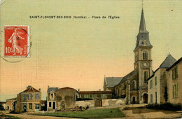 St Florent Des Bois * La Place De L'église * Rue - Saint Florent Des Bois