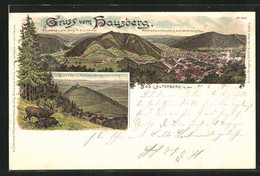 Lithographie Bad Lauterberg, Ortspanoramen - Bad Lauterberg