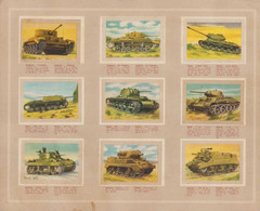 Sammelalbum 90 Bilder, Kriesschiffe, Panzer, Autos, Tank, Warships, Superchocolat - Albums & Catalogues