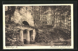 AK Waldenburg I. Sa., Hirschtränke Im Fürstl. Park - Waldenburg (Sachsen)