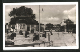 AK Dahme, Blick Vom Strand Auf Die Lesehalle - Dahme