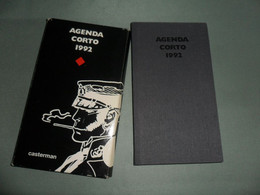 CORTO MALTESE - HUGO PRATT  /  Agenda 1992 Couverture Cartonnée / Dimension 9,5X16,5 Cm. / CASTERMAN - Agendas & Calendriers