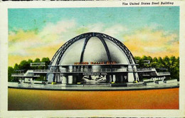 ►  STEEL BUILDING Carte De 1939 (recto Verso)  De Dépliant Américain De L'Exposition "New York World's Fair" - Exhibitions