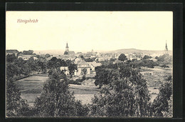 AK Königsbrück, Blick über Den Ort Zur Kirche - Koenigsbrueck