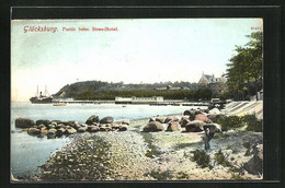 AK Glücksburg, Partie Beim Strandhotel - Glücksburg