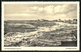 AK Büsum, Seegang Am Strand Bei Nordweststurm - Buesum