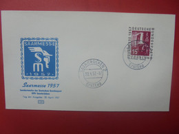 SARRE FDC 1957 - FDC