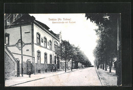 AK Trebbin /Kr. Teltow, Bahnhofstrasse Mit Postamt - Trebbin