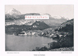 028-2 Fritz Gratl Torbole Gardasee Lago Die Garda Druck 1903!! - Autres & Non Classés
