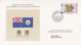 Carte  1er  Jour   HONG  KONG    Nouvel   An   Chinois    LE  LAPIN    1987 - Maximum Cards