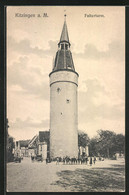 AK Kitzingen / Main, Passanten Vor Dem Falterturm - Kitzingen