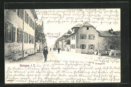 AK Usingen / Taunus, Obergasse Mit Häuser - Usingen