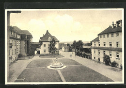 AK Coswig, Wettinstift, Innenhof Mit Brunnen - Coswig