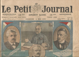 JCR , LE PETIT JOURNAL ,2 Mai 1920, N° 1.532, 8 Pages , 2 Scans , Frais Fr 1.95 E - Le Petit Journal
