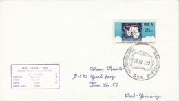 South Africa Marion Island 1972 Antarctic Treaty Ca  13/IV/72 Marion Ca MV R.S.A. (52800) - Traité Sur L'Antarctique