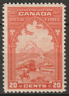 Canada 1922 Sc E3  Special Delivery MLH* Some Disturbed Gum - Exprès
