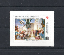 ITALIA  :  Ordine Religioso, Militare Santo Stefano Papa E Martire - 1 Val.  MNH**  Del  18.06.2021 - 2021-...: Ungebraucht