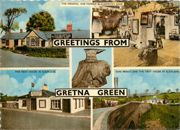 CPSM Greetings From Gretna Green-Multivues   L718 - Dumfriesshire