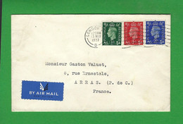 LETTRE GRAND BRETAGNE Par Avion Pour La FRANCE 1937 - Briefe U. Dokumente