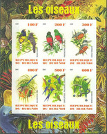 BURUNDI 2009, FAUNA, BIRDS, COMPLETE, MNH SERIES In SMALL SHEET With GOOD QUALITY, *** - Neufs