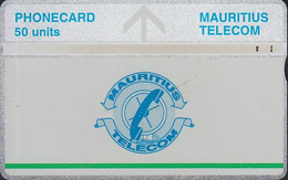 Mauritius L&G Mau 23c  Telecom's Logo - 50 Units Green Line Under Logo 605A - Maurice