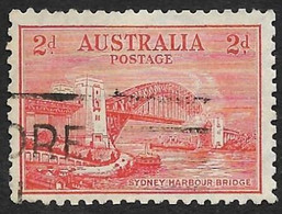AUSTRALIE  1932  -  YT  92  Filigrane VI -   Pont Du Port De Sydney   -  Oblitéré - Oblitérés