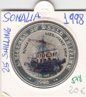 CR0578 MONEDA SOMALIA 25 SHILLINES 1998 20 - Somalia