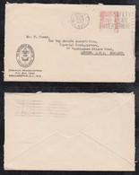 New Zealand 1954 Meter Cover 3d WELLINGTON To London BOY SCOUT Advertising - Storia Postale