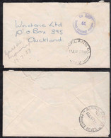 New Zealand 1957 Cover 4d TO PAY Double Deficient Postage Aukland Private Boxes Postmark - Storia Postale