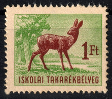 DEER / Tree Forest - School OTP Bank / Children Savings Tax Stamps / Revenue Stamp 1950's HUNGARY - Used - Revenue Stamps