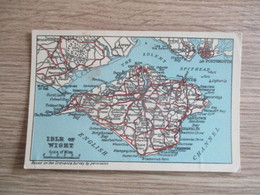 ROYAUME UNI ILE DE WIGHT ISLE OF WIGHT PLAN CARTE - Sonstige & Ohne Zuordnung