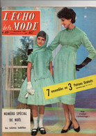 Revue L'écho De La Mode N°49 Numéro Spécial De Noel - Avant-première Au Pays Des Jouets - Haute Couture Et Sobriété 1958 - Mode