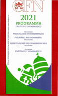 VATICANO - 2021 - Bollettino Ufficiale - Programma Filatelico E Numismatico 2021. - Lettres & Documents
