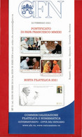 VATICANO - 2021 - Bollettino Ufficiale - Pontificato Papa Francesco MMXXI - Busta Filatelica. 22/02/2021. - Storia Postale