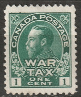 Canada 1915 Sc MR1  War Tax MNG(*) - Oorlogsbelastingen