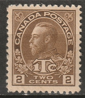 Canada 1916 Sc MR4  War Tax MH* Die II - Impôts De Guerre