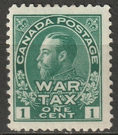 Canada 1915 Sc MR1  War Tax MLH* - Oorlogsbelastingen