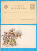 23-06 UNG  UNGARN UNGHERIA POSTKARTE  MILITARI  TRACHTEN  LUIS LE GRAND - Marcophilie