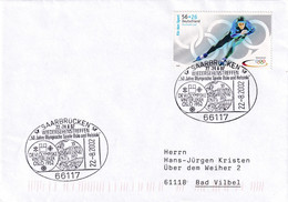 Germany 2002 Cover: 50 Yearsof Olympic Games Helsinki And Oslo 1952 Medal; Speed Skating Salt Lake City - Ete 1952: Helsinki