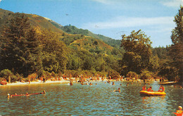 BIG SUR Lodge Swimming Pool, Big Sur, California On Carmel-San Simeon Highway. - Big Sur