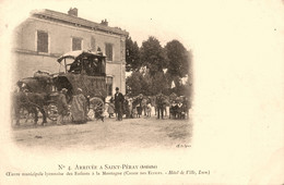 St Péray * Arrivée De La Diligence * Colonie De Vacances , Caisse Des écoles Lyonnaise - Saint Péray