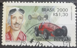 BRASIL 2000 Motor Racing Personalities. USADO - USED. - Oblitérés