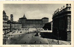 CPA AK TORINO Piazza Castello E Palazzo Reale ITALY (540522) - Palazzo Reale