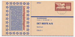 NORVEGE - Entier Publicitaire (Lettre) Oslo 1983 -  "Det Beste" - Voir Le Scan - Postwaardestukken