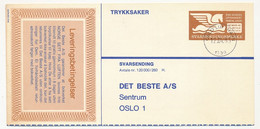 NORVEGE - Entier Publicitaire (Imprimé) Oslo 1983 -  "Det Beste" - Voir Le Scan - Interi Postali