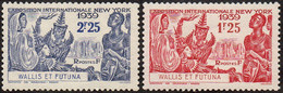 Détail De La Série Exposition Internationale De New York * Wallis Et Futuna N° 70 Et 71 - 1939 Exposition Internationale De New-York