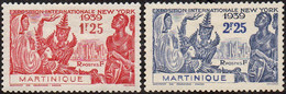 Détail De La Série Exposition Internationale De New York * Martinique N° 168 Et 169 - 1939 Exposition Internationale De New-York